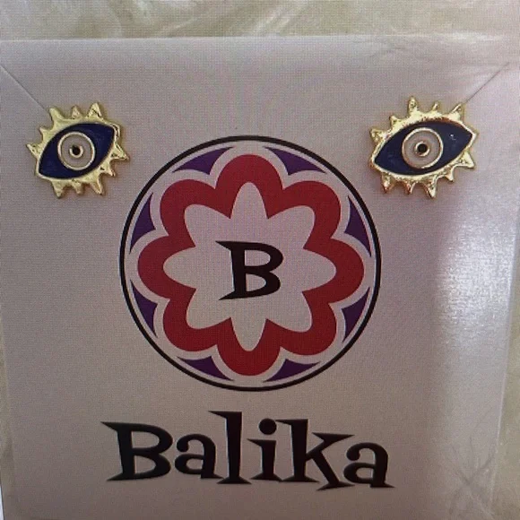 Evil Eye Earrings - Picture 8 of 8